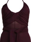 Alaïa Jersey Crossover Dress