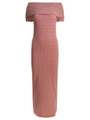 Alaïa Vichy Knit Dress