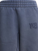 Alexander Wang Essential Terry klassieke joggingbroek Puff Paint-logo