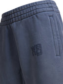 Alexander Wang Essential Terry klassieke joggingbroek Puff Paint-logo