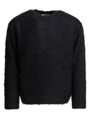Auralee Mohair trui met ronde hals