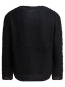 Auralee Mohair trui met ronde hals