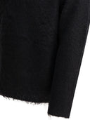 Auralee Mohair trui met ronde hals