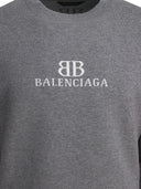 Sudadera Balenciaga De Algodón Con Cuello Redondo