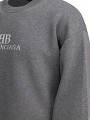 Sudadera Balenciaga De Algodón Con Cuello Redondo