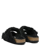Birkenstock Sandales basses "Arizona Shearling"