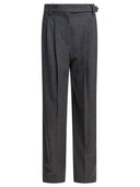 Brunello Cucinelli wollen broek met riem