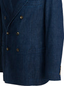 Brunello Cucinelli blazer met dubbele rij knopen