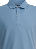 Brunello Cucinelli Cotton Short Sleeved Polo Shirt