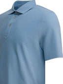 Brunello Cucinelli Cotton Short Sleeved Polo Shirt