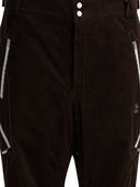 Brunello Cucinelli fluwelen gewatteerde broek