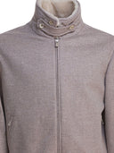 Brunello Cucinelli 羊绒海狸花飞行员夹克
