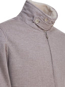 Brunello Cucinelli 羊绒海狸花飞行员夹克