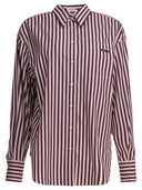 Brunello Cucinelli Cotton Poplin Shirt With Shiny Tab