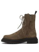 Brunello Cucinelli Suede Lace Up Ankle Boots