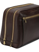 Brunello Cucinelli lederen beautycase