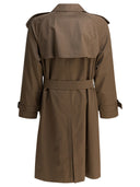 Burberry Long Gabardine Trench Coat