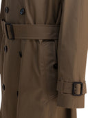 Burberry Long Gabardine Trench Coat