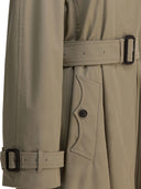 Burberry "Car Coat Ellingham Fit And Flare" Trench Coat