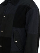 Comme Des Garçons Homme Jacket With Tone On Tone Patchwork