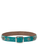 Gallery Dept. Leren riem met versieringen