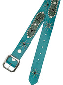 Gallery Dept. Leren riem met versieringen
