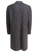 Golden Goose Single Breasted Herringbone Coat