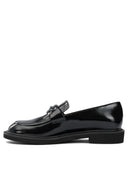 Halmanera glanzende leren loafers