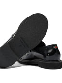 Halmanera glanzende leren loafers