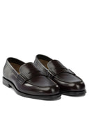 Henderson Baracco glanzende leren loafers