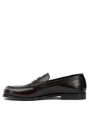Henderson Baracco glanzende leren loafers
