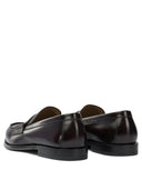 Henderson Baracco glanzende leren loafers