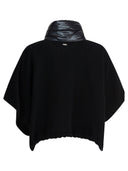Herno "Resort" Poncho In Wool And Cashmere