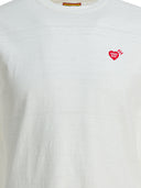 Door de mens gemaakt "Grafisch /S"T-shirt met ronde hals