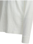 Door de mens gemaakt "Grafisch /S"T-shirt met ronde hals