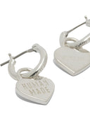 Human Made Silver "Heart" Earrings