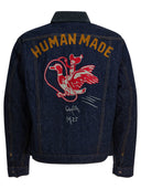 Human Made "Dry Alls The Future Is In The Past" Denim Jacket