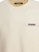Jacquemus 罗纹粒面徽标 T 恤