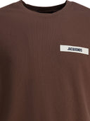 Jacquemus T Shirt With Gros Grain Logo