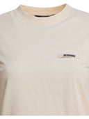 Jacquemus T-shirt met korte mouwen "Gros Grain".