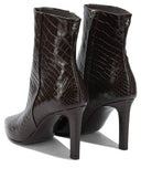 Jimmy Choo "Frankie" Zippered Ankle Boots 85mm