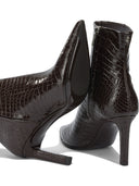 Jimmy Choo "Frankie" Zippered Ankle Boots 85mm
