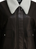 Khaite "Shellar" Leather Jacket