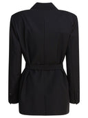 Max Mara Wool Canvas Blazer