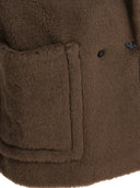 Max Mara Sleeveless Teddy Jacket In Alpaca And Wool