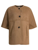 Max Mara Cape In Camel