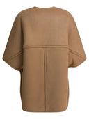 Max Mara Cape In Camel