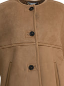 Max Mara Cape In Camel