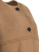 Max Mara Cape In Camel