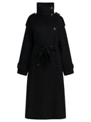 Max Mara Sportmax lange jas van scheerwol